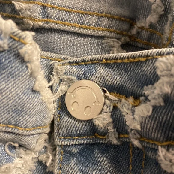 Pattern Short Jeans - Picture 3 of 5